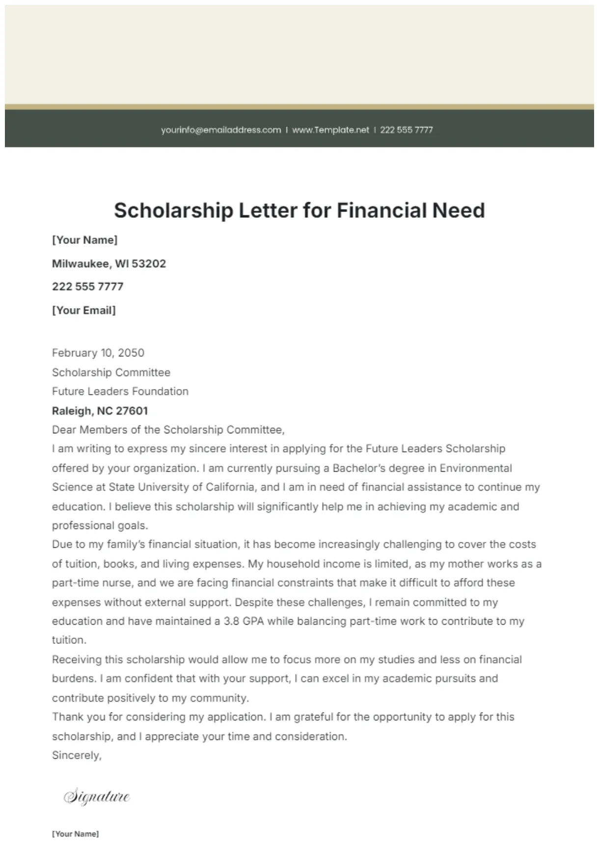 Sle Of Best Motivation Letter For Scholarship Essay - Infoupdate.org