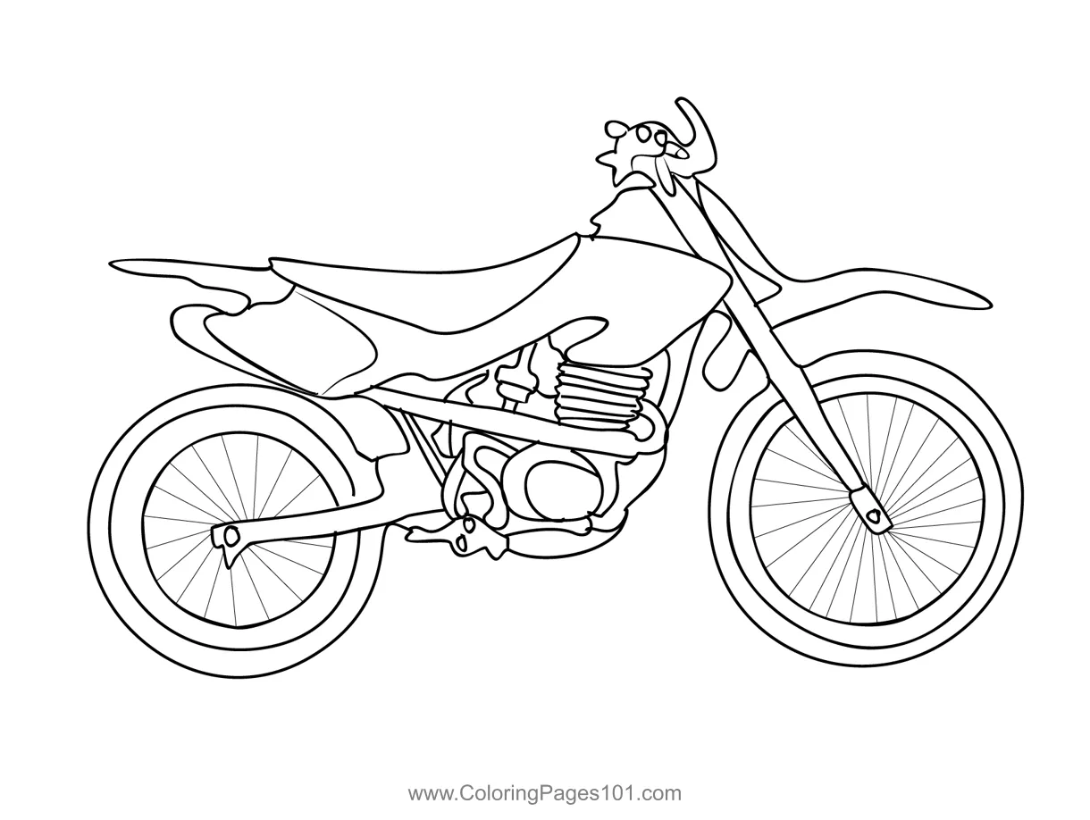 Sport for kids free motorbikes printable