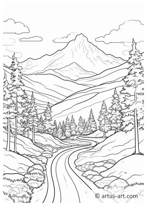 Mountain climber coloring page » » artus art