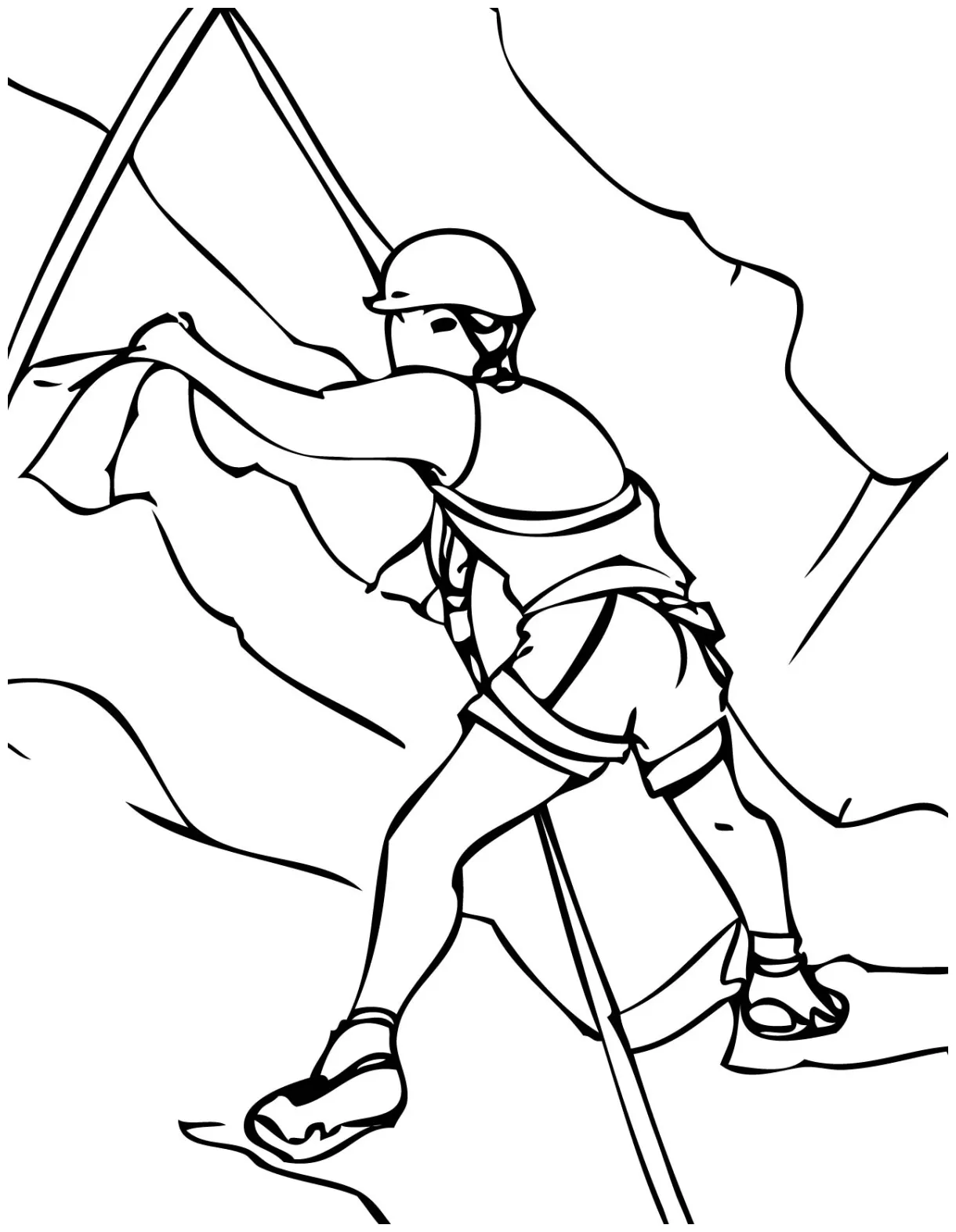 Rock climbing coloring pages best coloring pages for kids