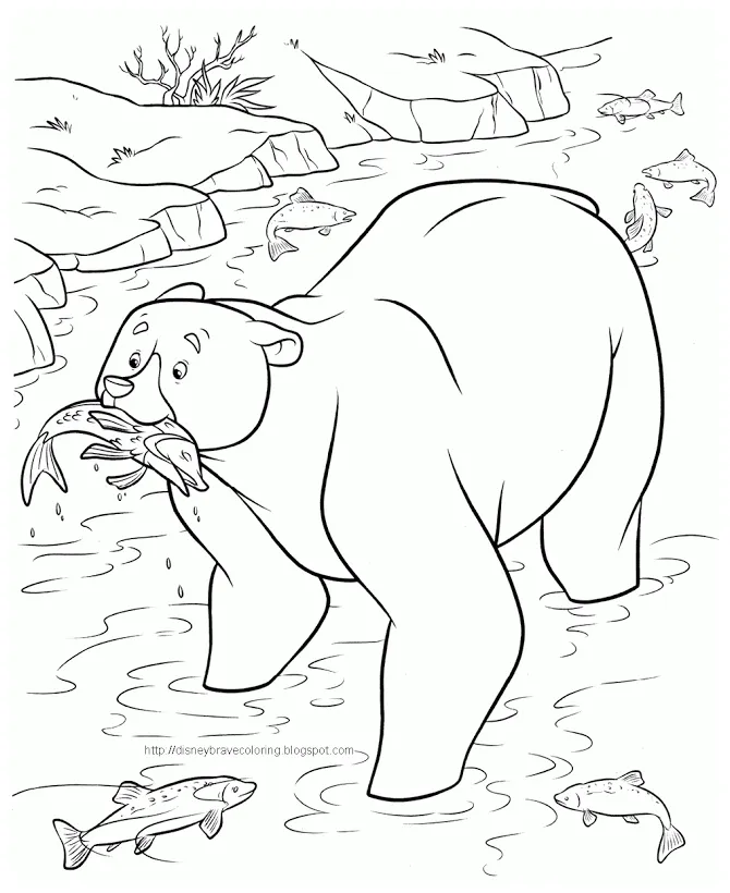 Disney Movie Character Coloring Page - Coloring Nation