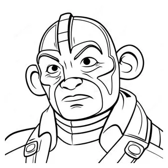 Movie Character Coloring Page (40143-31726)