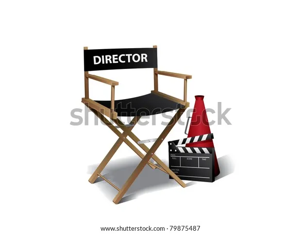 Movie director chair stock vector 79875487 shutterstock
