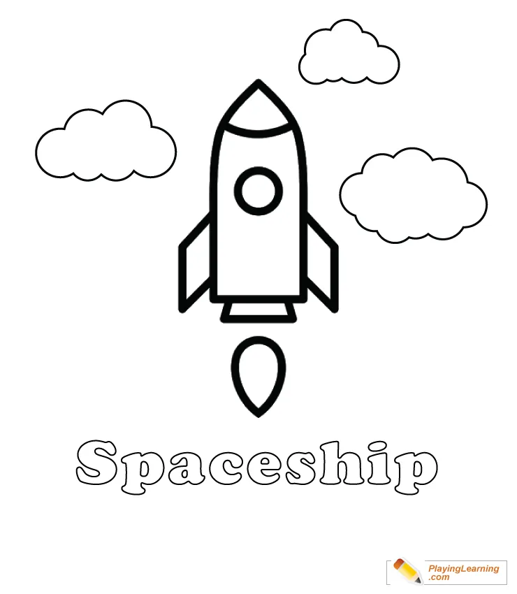 Spaceship coloring page 01 free spaceship coloring page