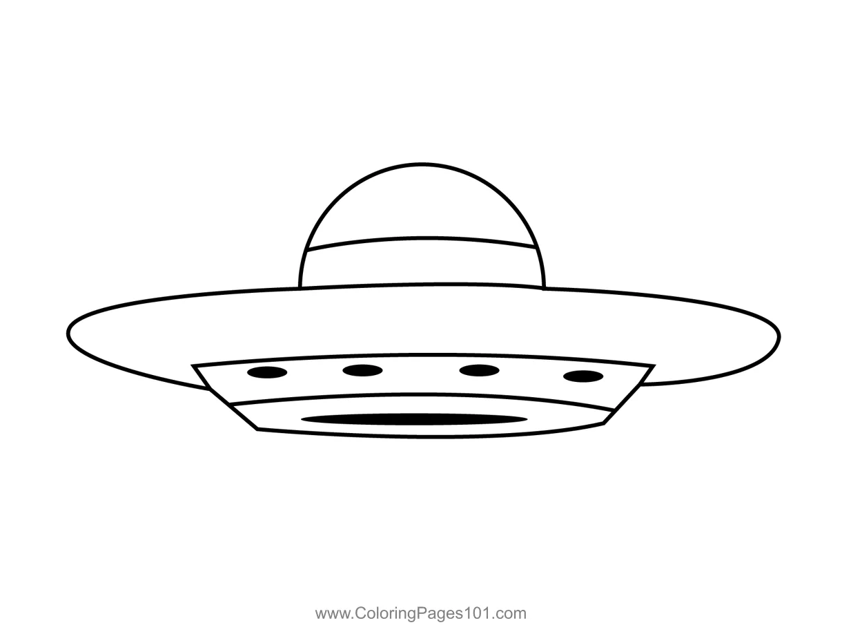 Spaceship coloring page for kids free back to school printable