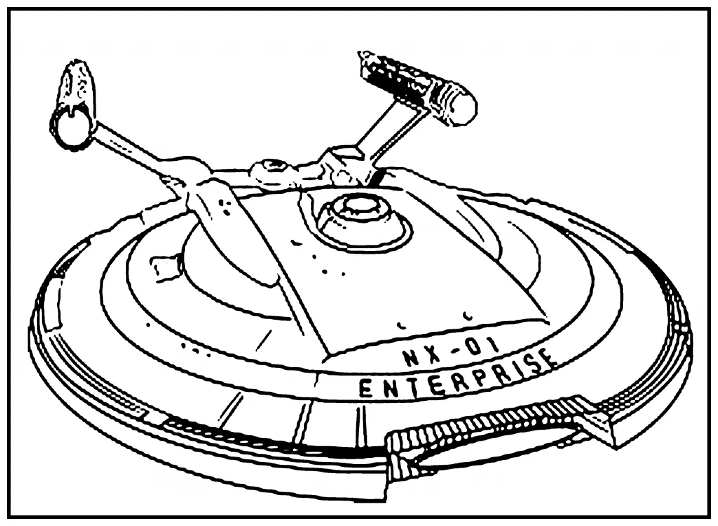 Free printable spaceship coloring pages for kids