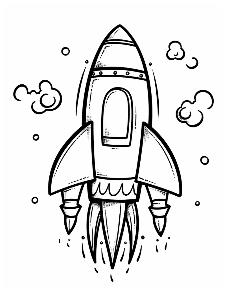 Spaceship coloring pages hue therapy