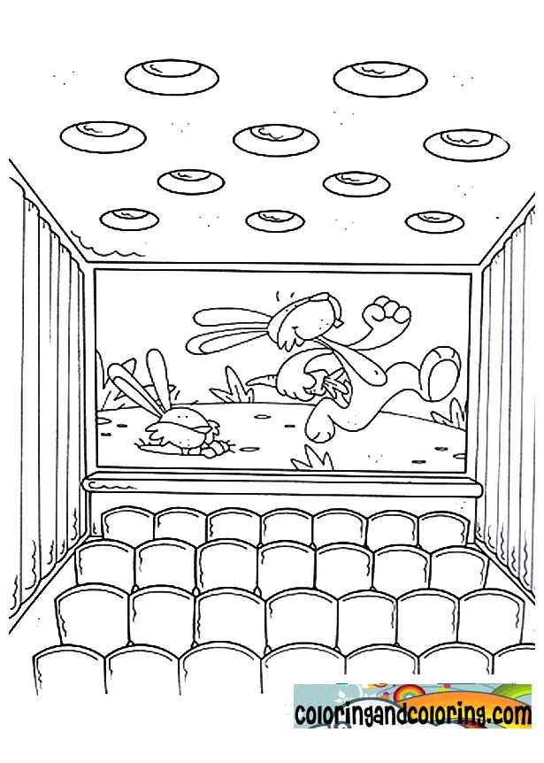 Movie theater cinema coloring pages coloring pages