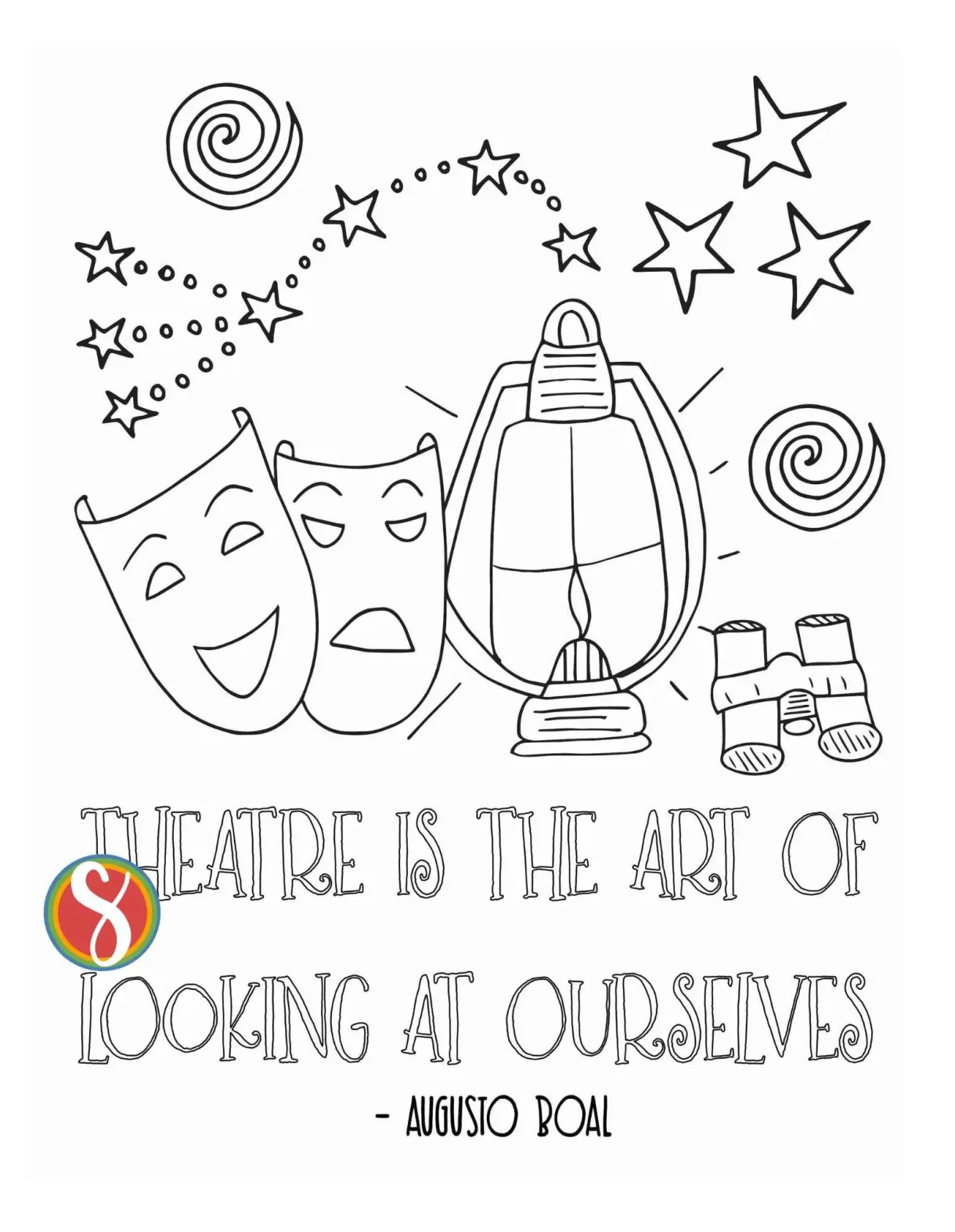 Movie theater coloring pages for kids