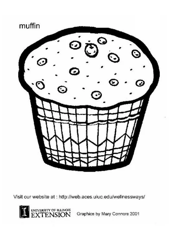 Coloring page muffin free printables img 5867