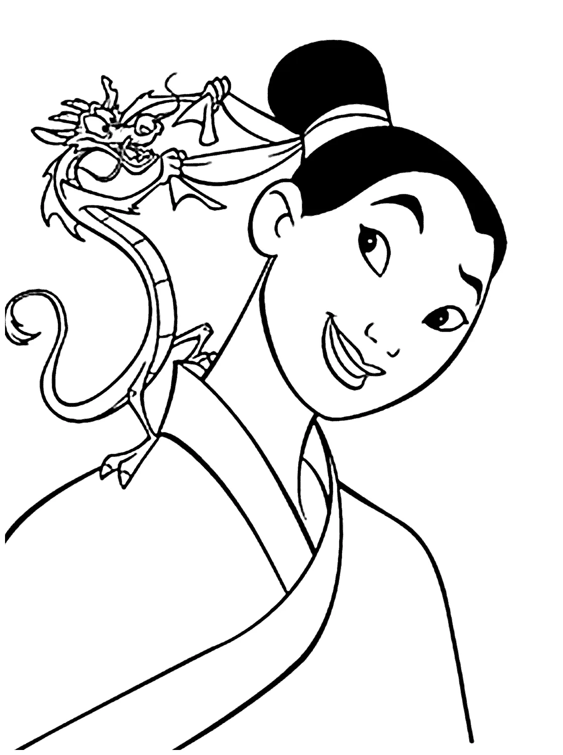 Mulan coloring pages to download and print for free