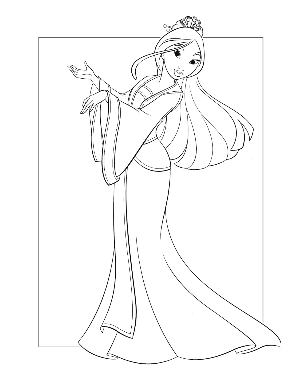 Mulan Coloring Pages – Printable Coloring Pages. FREE