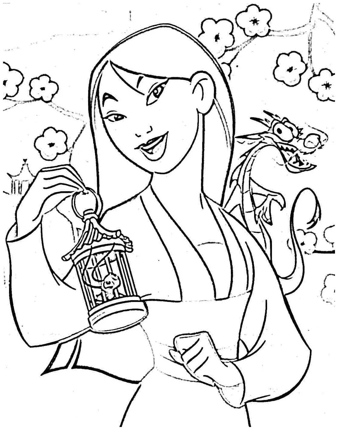 Mulan Coloring Pages at GetColorings.com | Free printable colorings