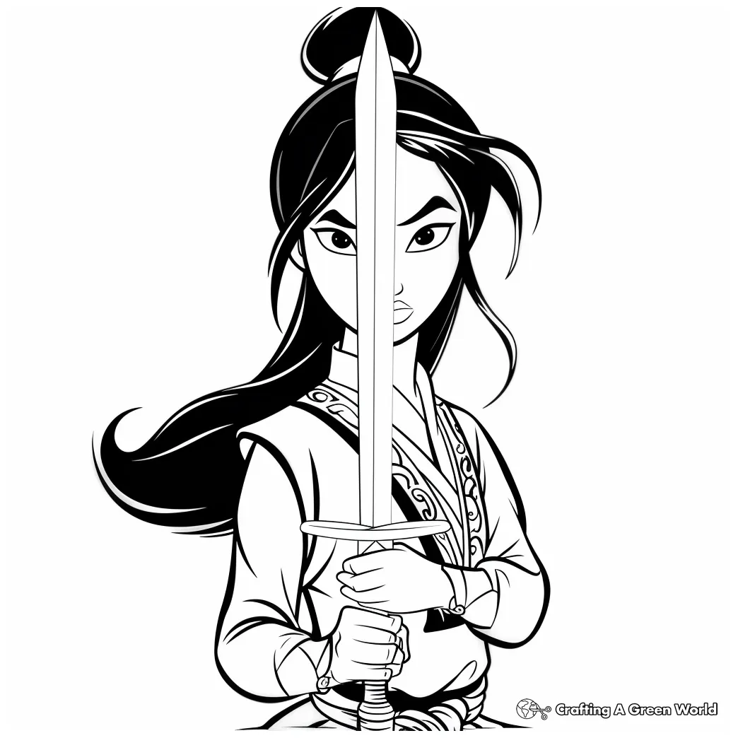 Mulan coloring pages free & printable!
