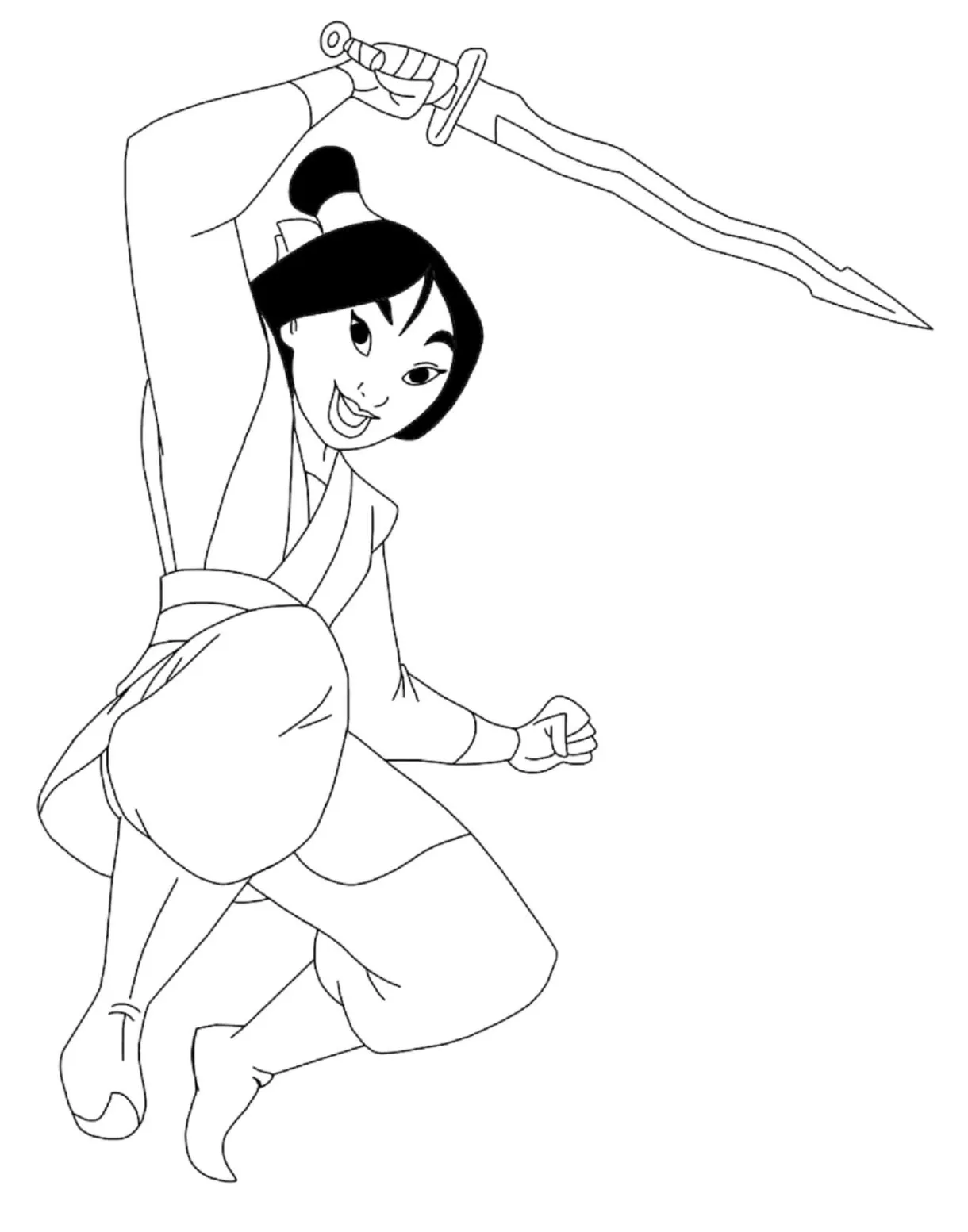 Mulan coloring pages coloringlib