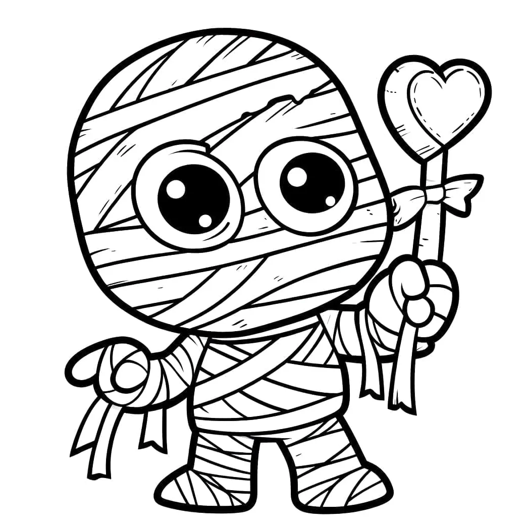 Mummy coloring pages coloringlib