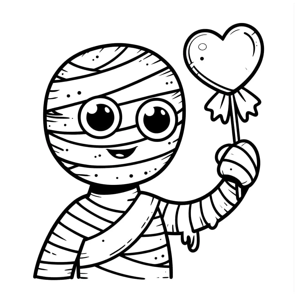 Mummy coloring pages coloringlib