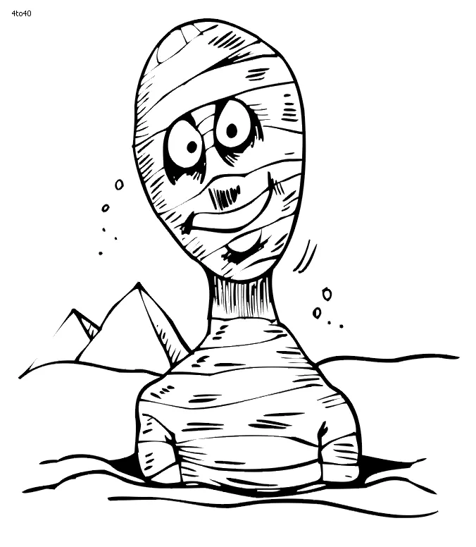 Free mummy coloring page, download free mummy coloring page png s