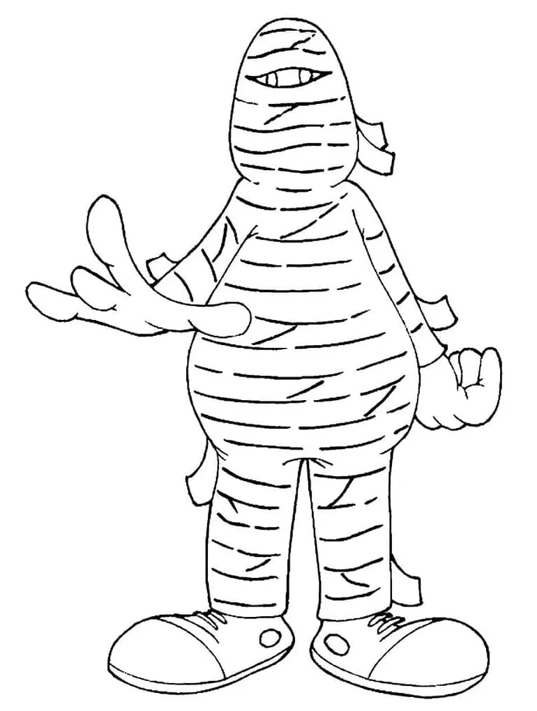 Mummy For Free coloring page - Download, Print or Color Online for Free