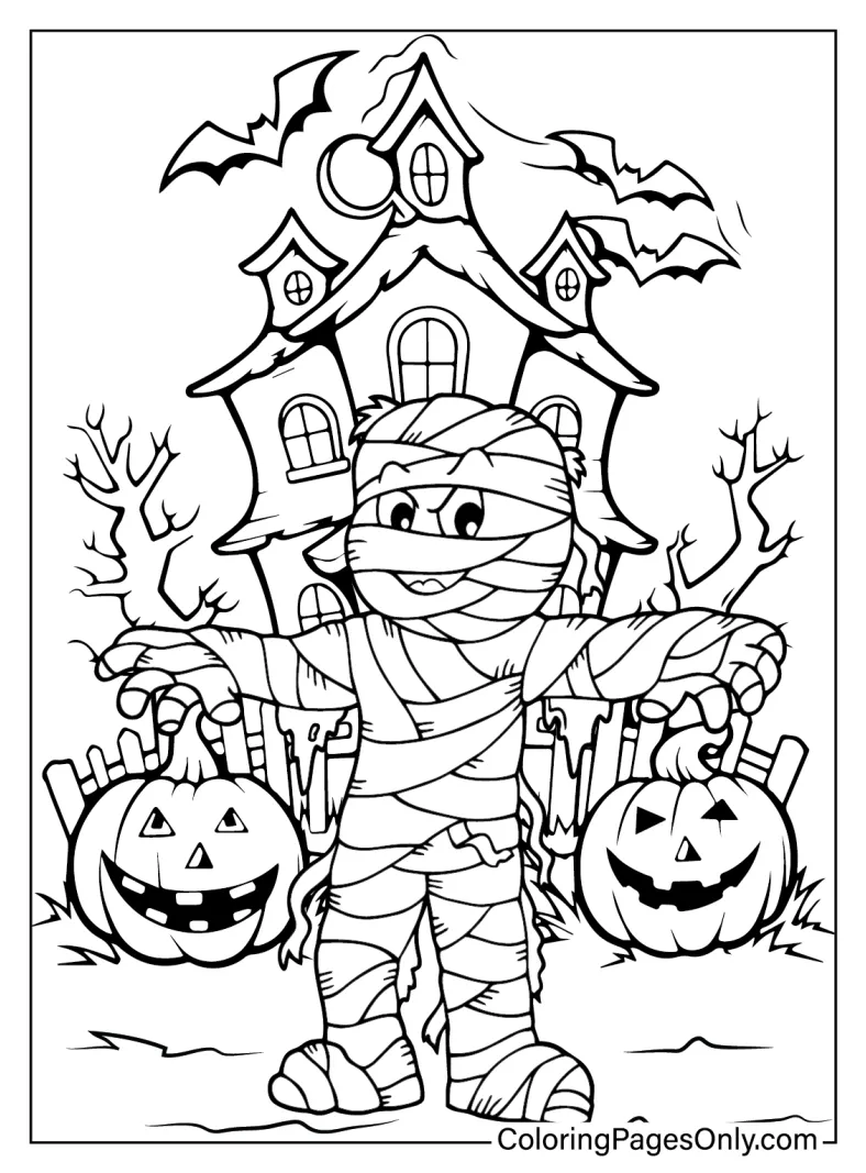 47 Free Printable Mummy Coloring Pages