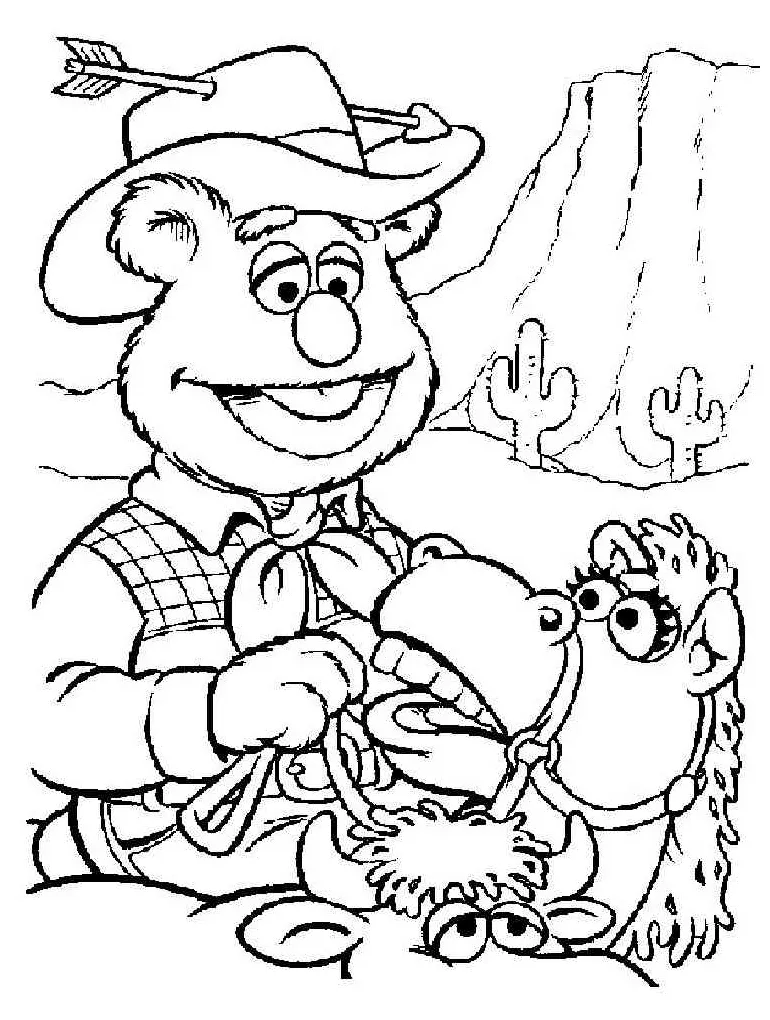 The muppet show coloring pages