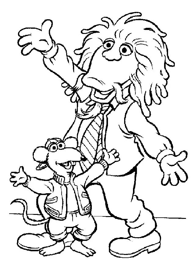 Coloring page muppet show coloring pages 10