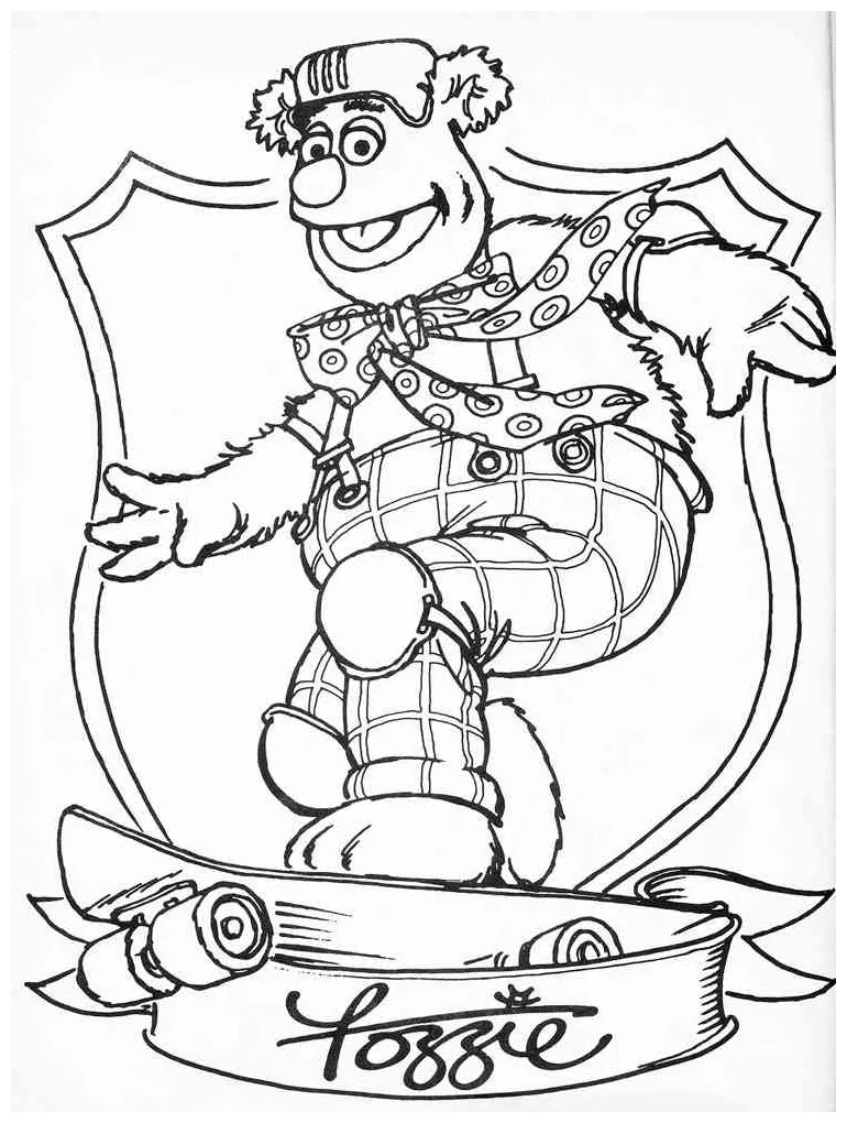 The muppet show coloring pages