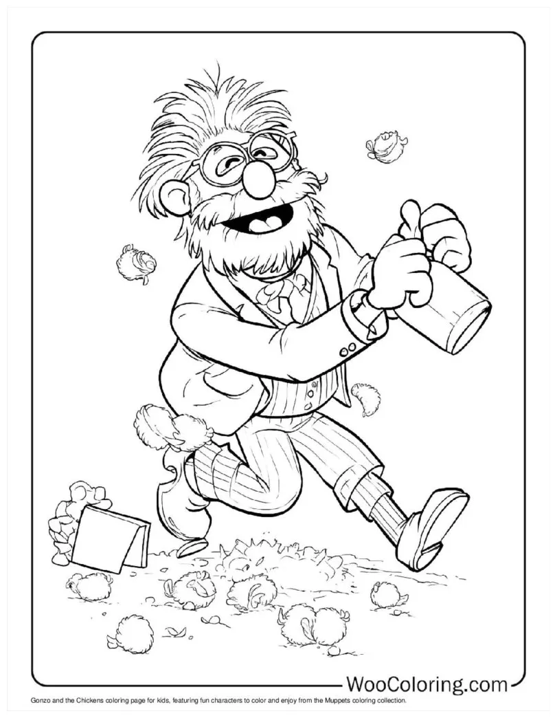 Muppet show coloring pages