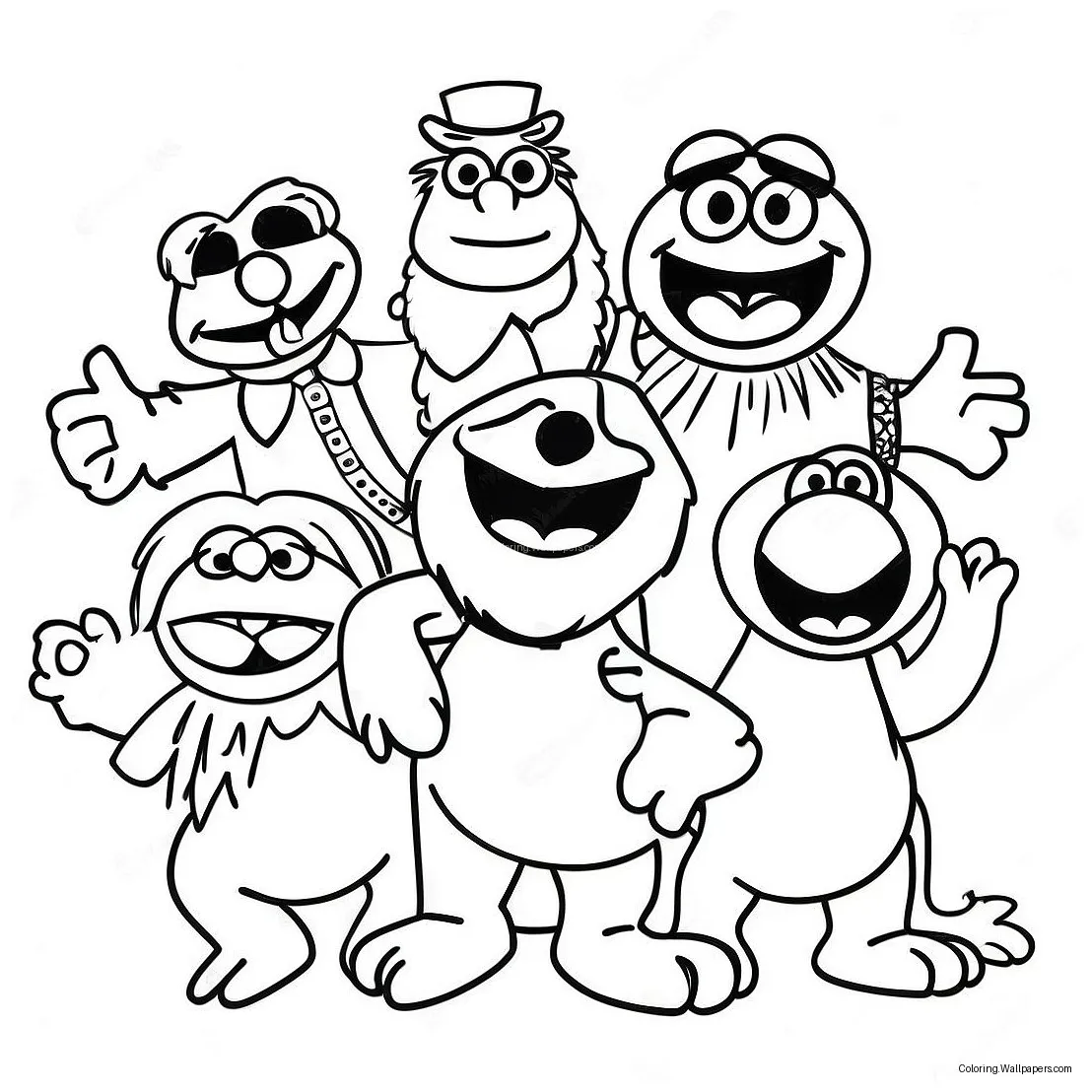 Muppets Coloring Page (8210-6536)