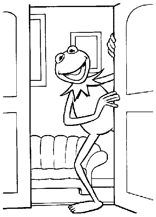 Muppets coloring page