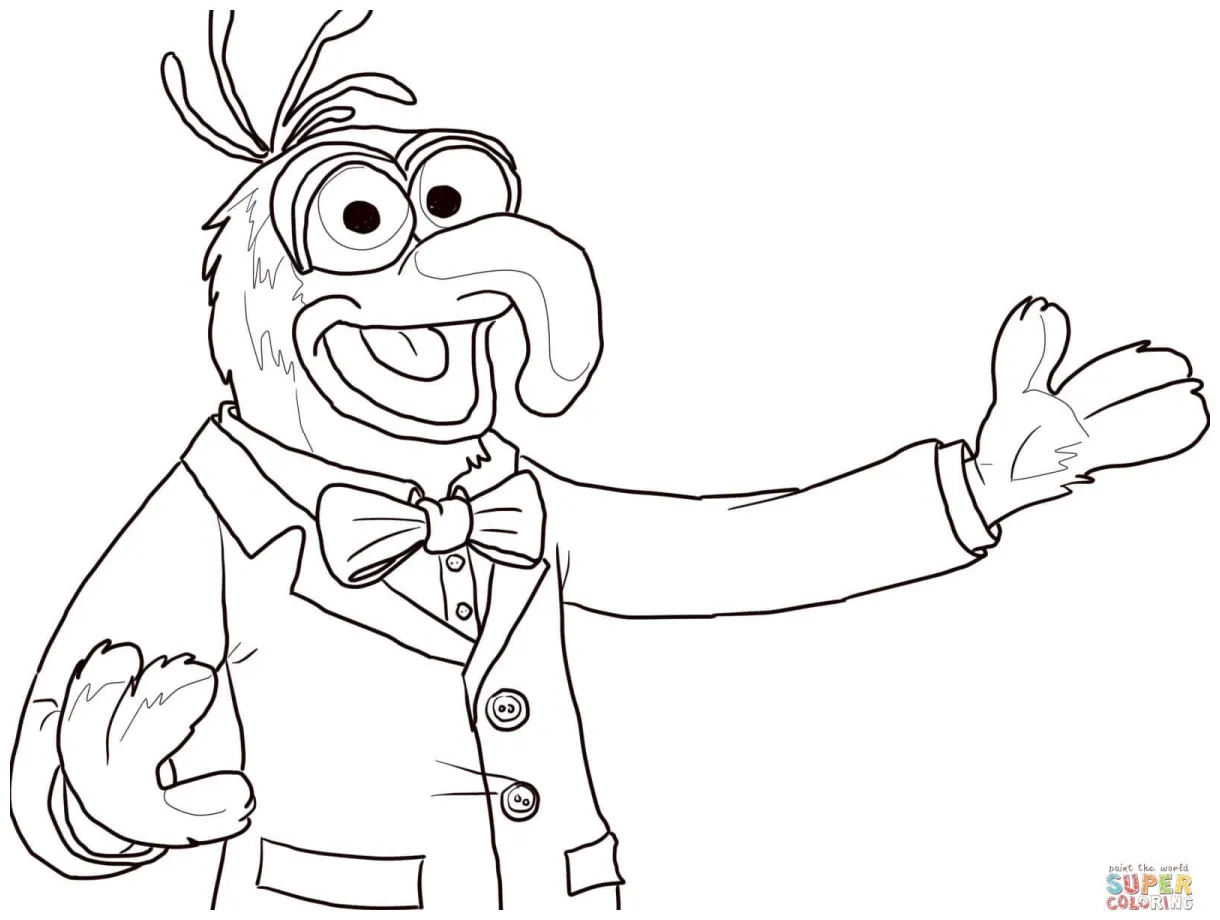 Animal Muppets Coloring Page Coloring Pages