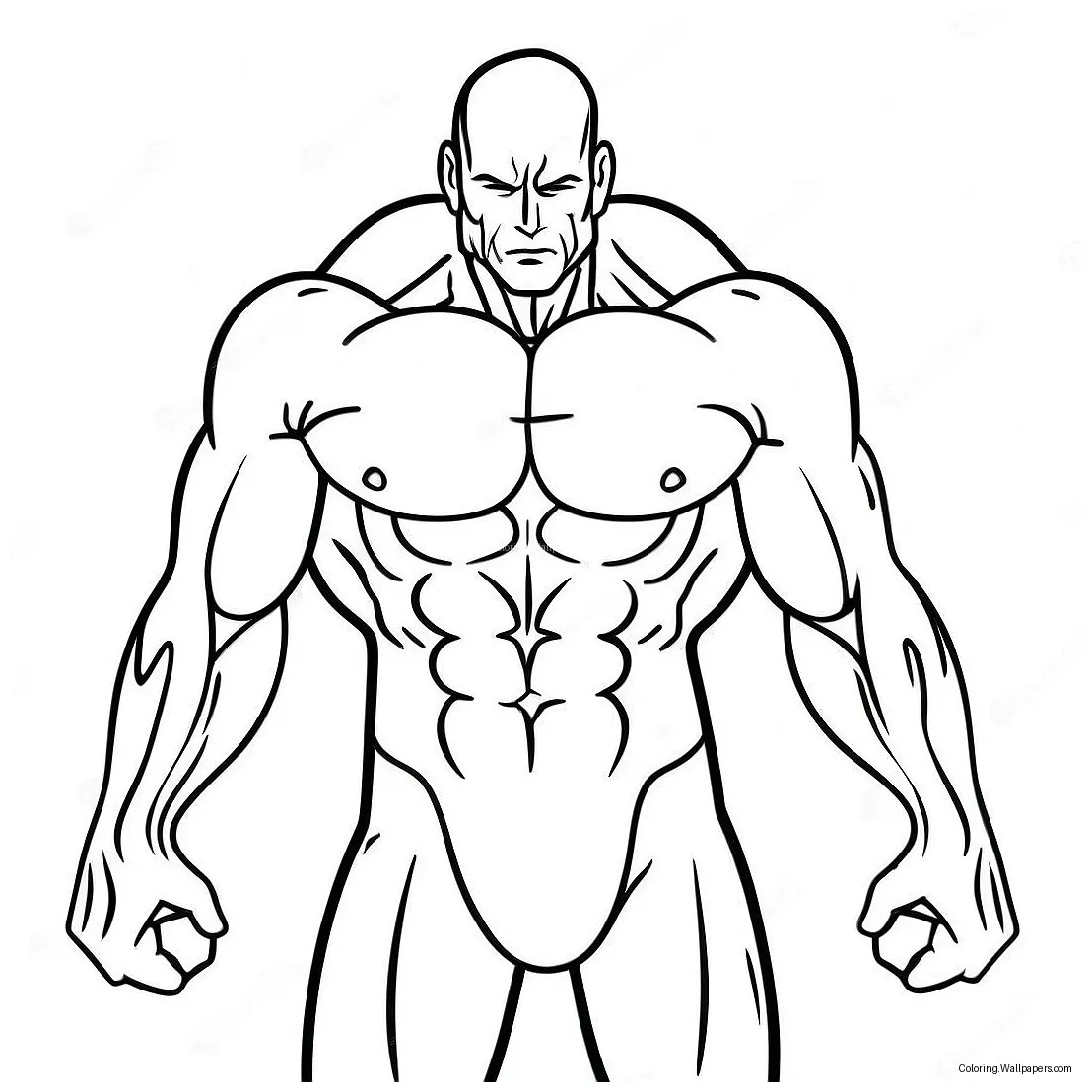 Muscles anatomy coloring page 10560-8455