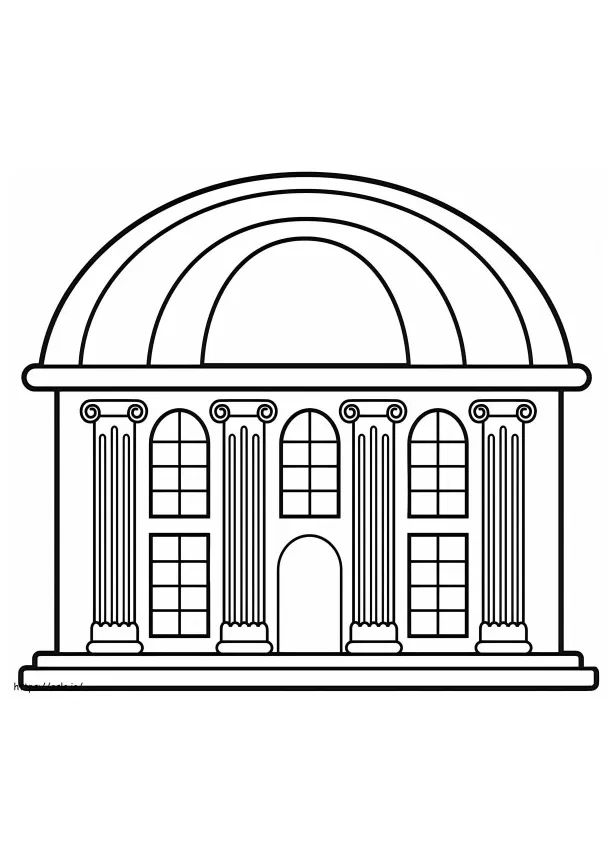 Free printable museum coloring page