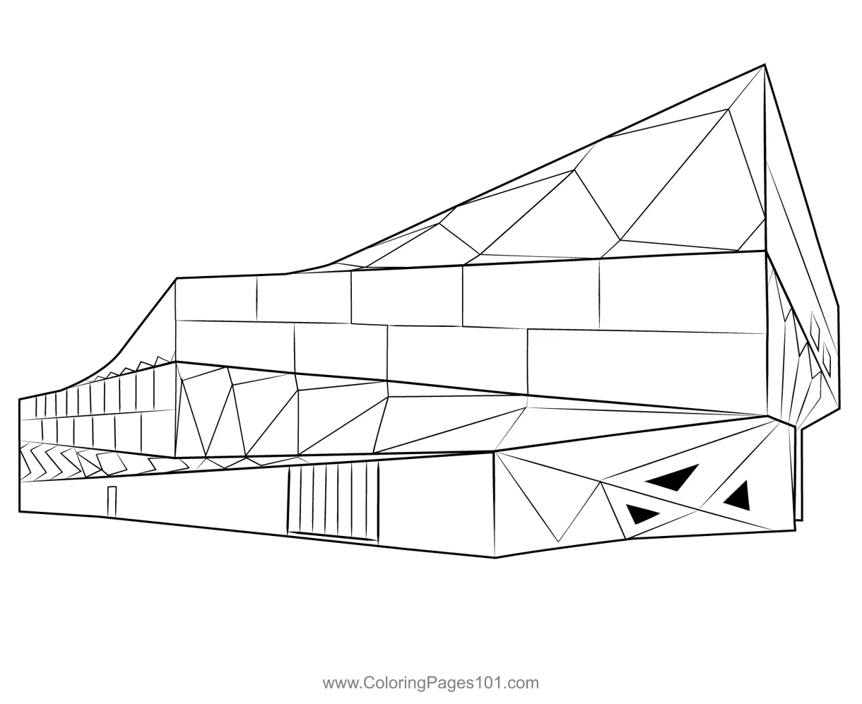 Museum 1 coloring page for kids free museums printable coloring pages