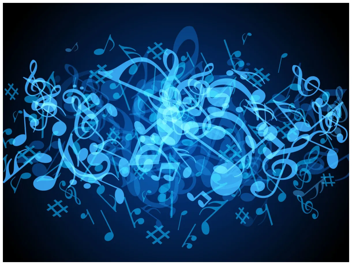 Music notes s safari