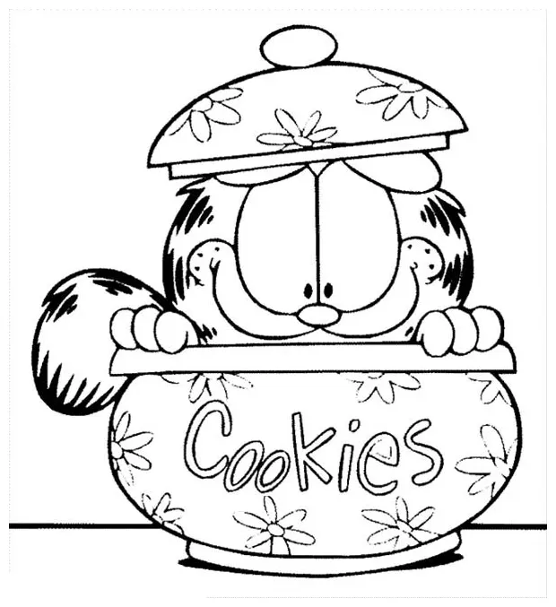 Jar Coloring Page at GetColorings.com | Free printable colorings pages