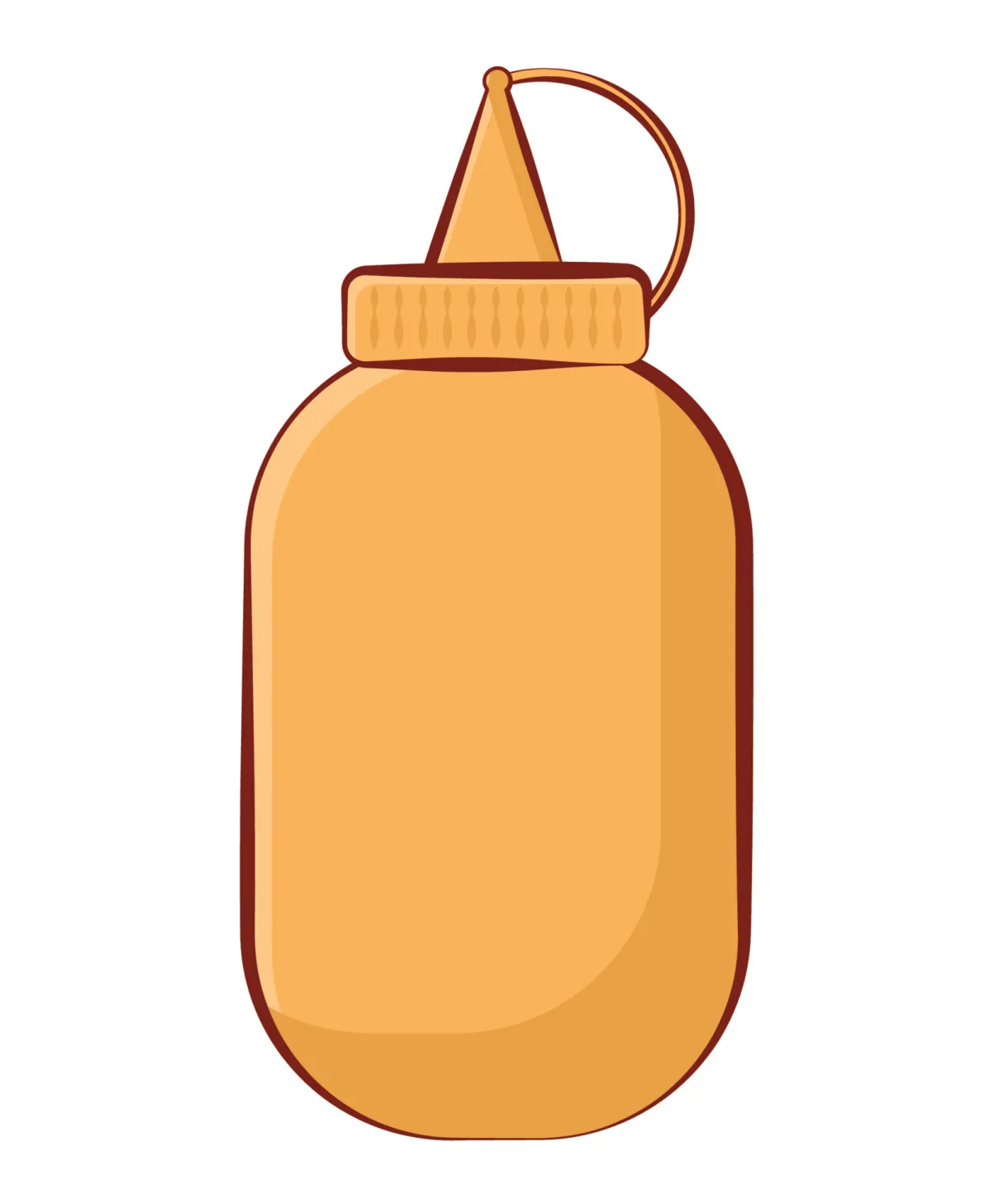 mustard jar design 21385336 Vector Art at Vecteezy