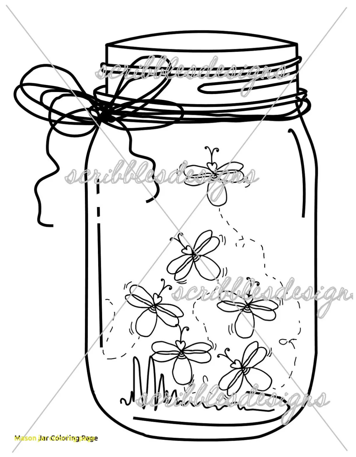 Jar Coloring Page at GetColorings.com | Free printable colorings pages
