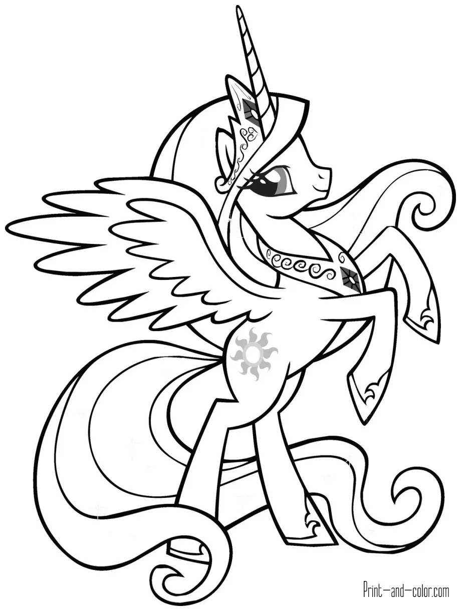 My Little Pony coloring pages | Print and Color.com