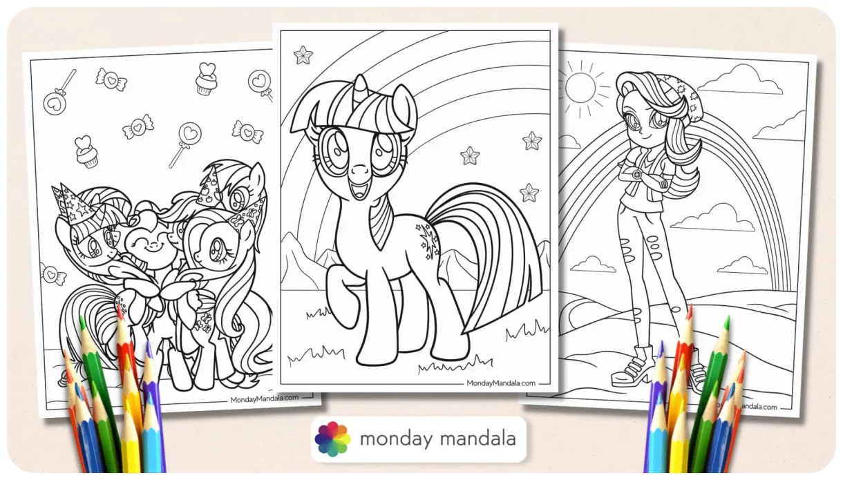 Coloring Page My Little Pony