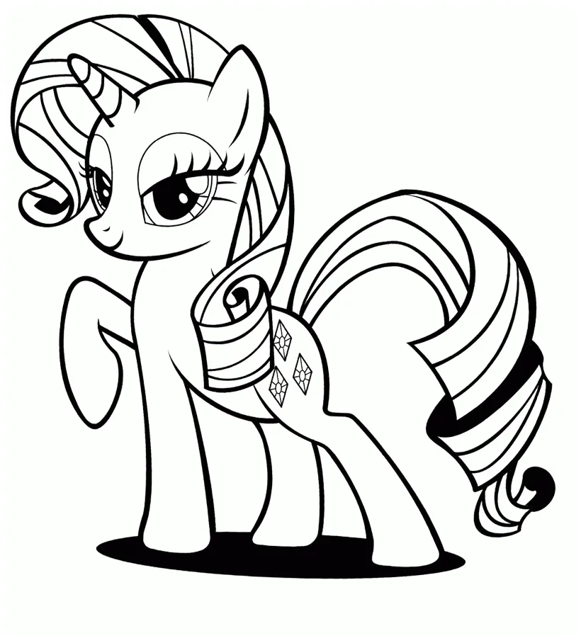 My Little Pony Coloring Page - Coloring Home