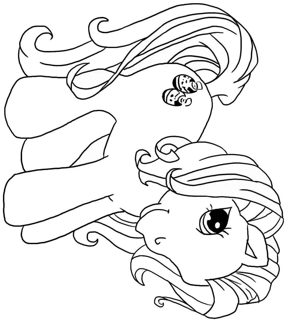 My little pony coloring pages baby mane six coloring pages
