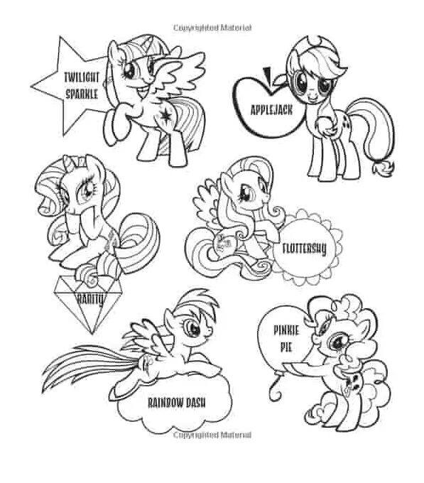 My Little Pony Coloring Pages - Pony Coloring Pages - Mlp coloring Pages