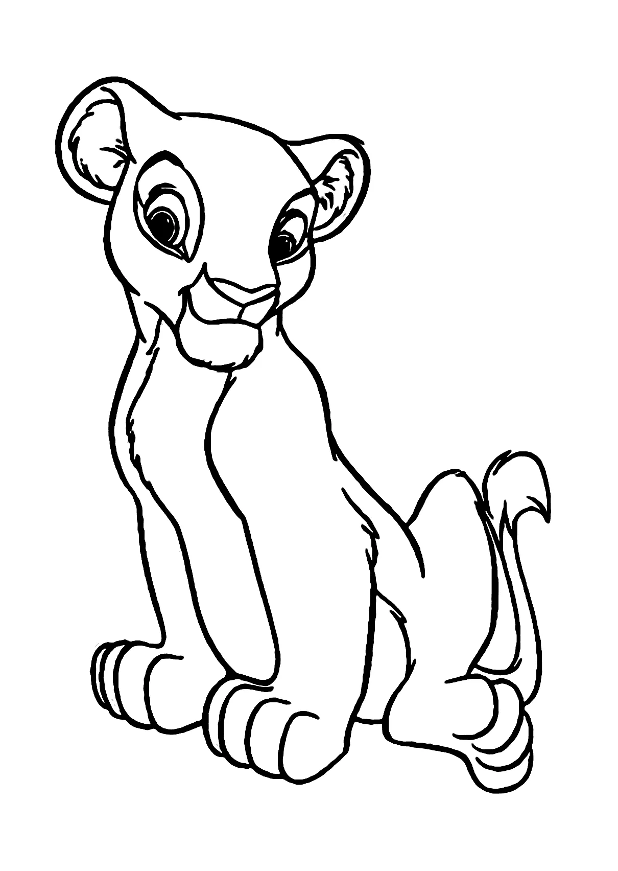 Leoa nala para colorir imprimir desenhos