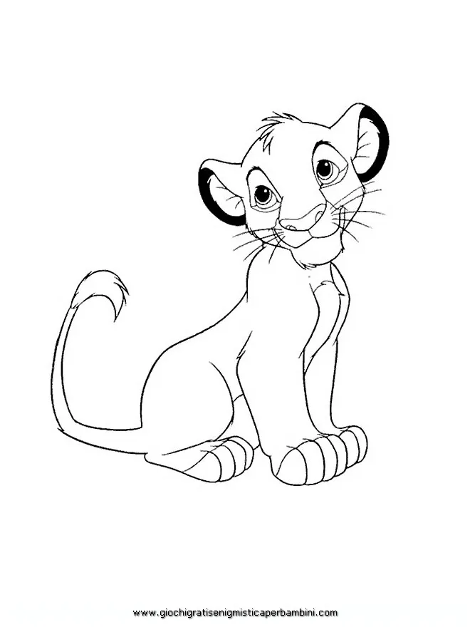Re_leone_01 disegni da colorare per bambini