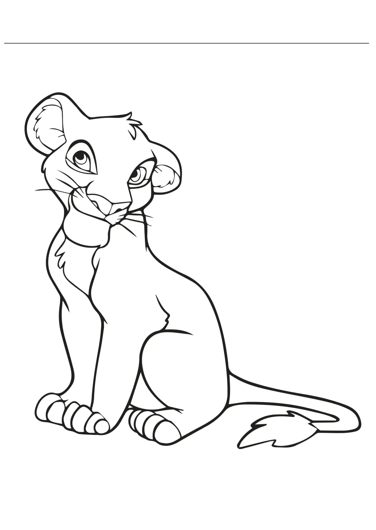 Coloriages simba coloriages enfants