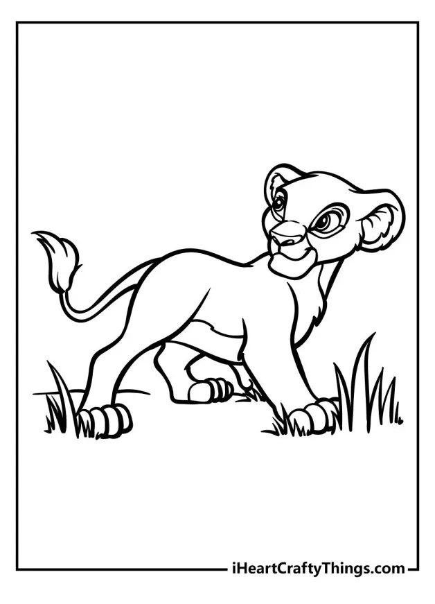 Lion king coloring pages 100% free printables