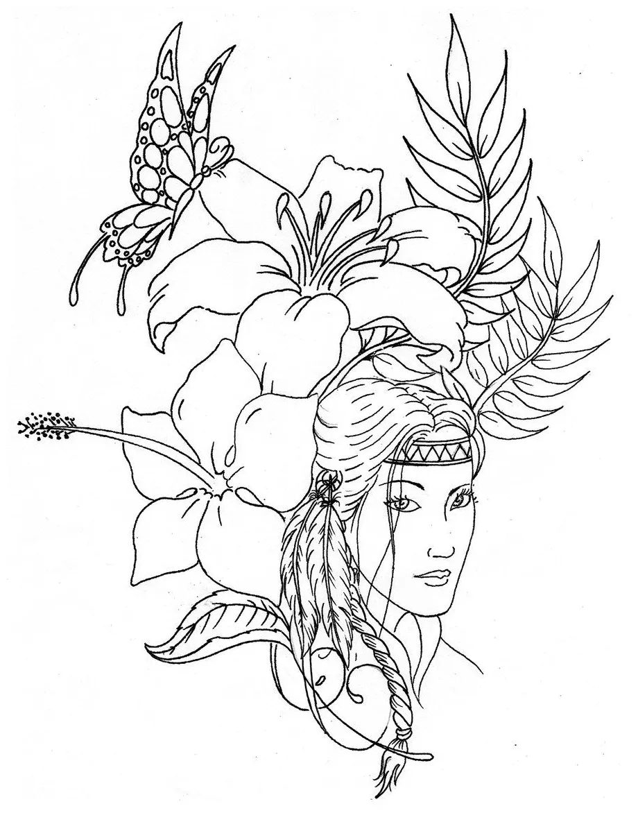 Native American Designs Coloring Pages Printables - Coloring Home