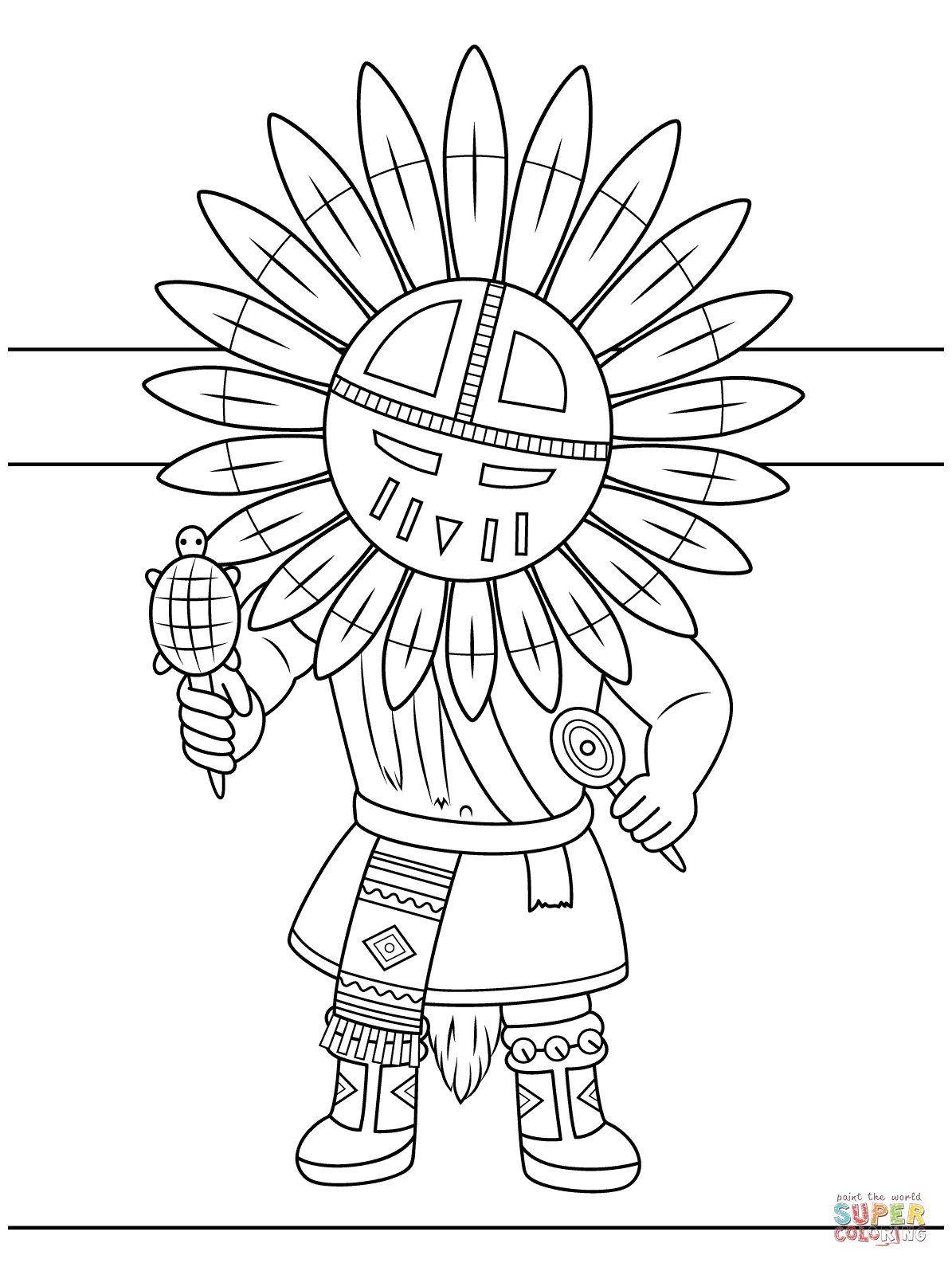 Native American Designs Coloring Pages Printables - Coloring Home