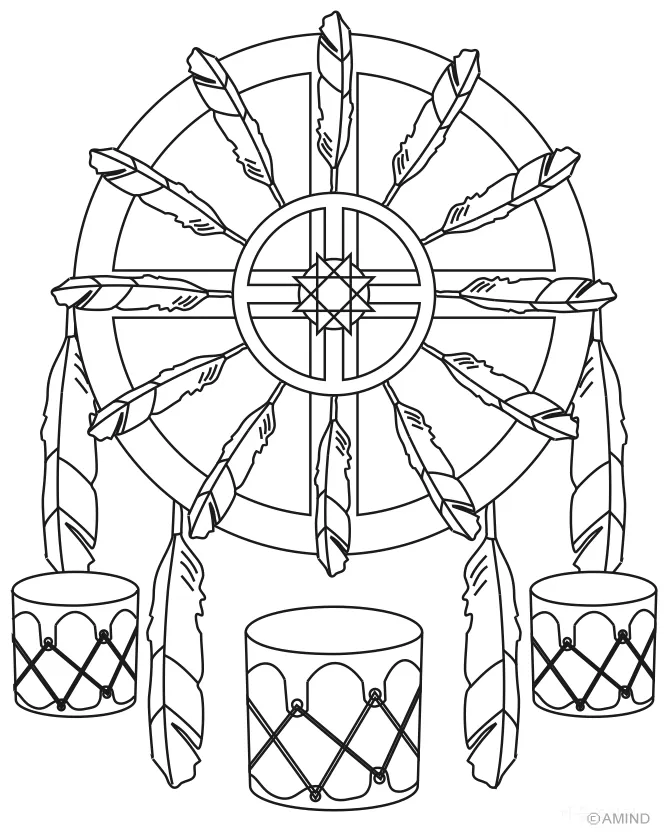 Native american designs coloring pages printables coloring home
